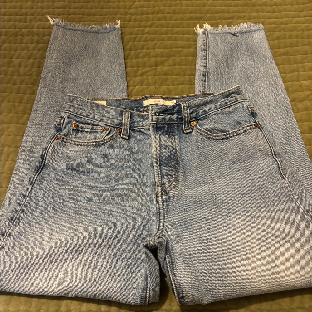 Levi's Light Blue Wedgie Jeans